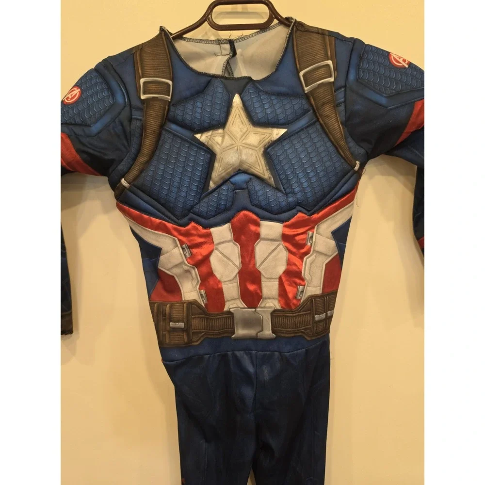 Captain America Halloween Costume Dress Up Marvel Avengers NO MASK Measurements